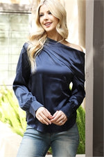 Revi Navy Align Top