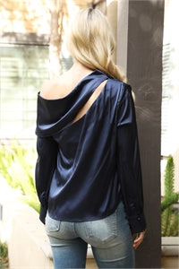 Revi Navy Align Top