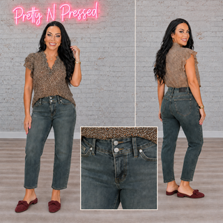 Teressa High Waist Marlow Jean with Hollywood Waist