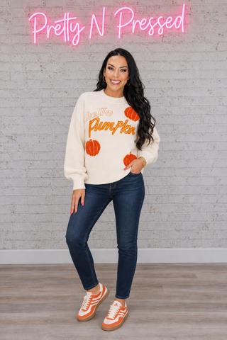 Hello Gourd-geous Pumkin Patch Pullover