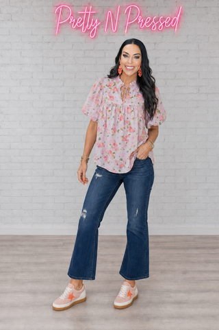 Painted Blossoms Posey Top
