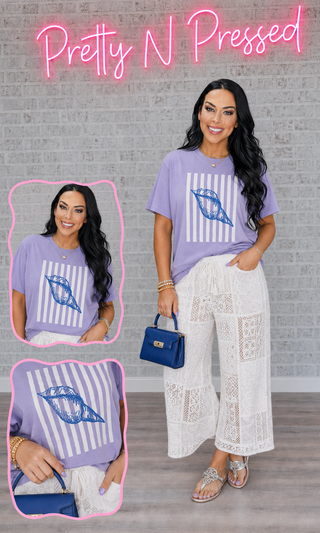 Seashell Stripes Tee