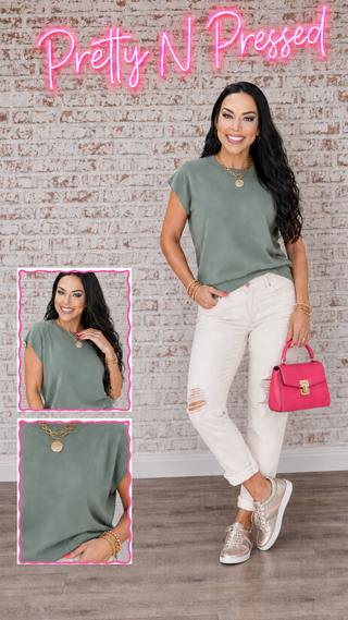Viscose Round-neck Short Sleeve Sweater