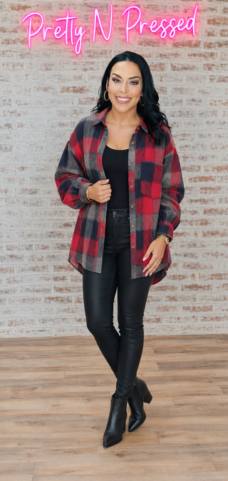 Lumberjack Love Flannel Button Down