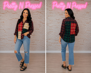 All the Plaids Button Up