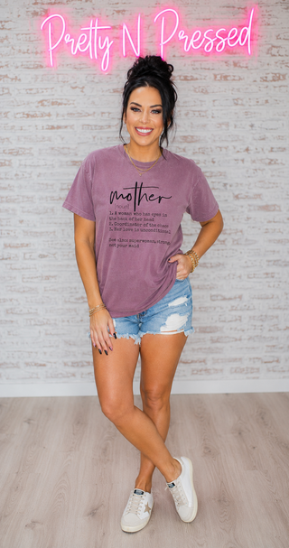 Mother Definition Graphic Tee - Comfort Colors