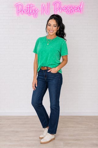 Zenana Washed Short Sleeve T-Shirt