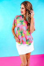 Malibu Sunset Tunic Top