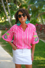 Donna Embroidered Top
