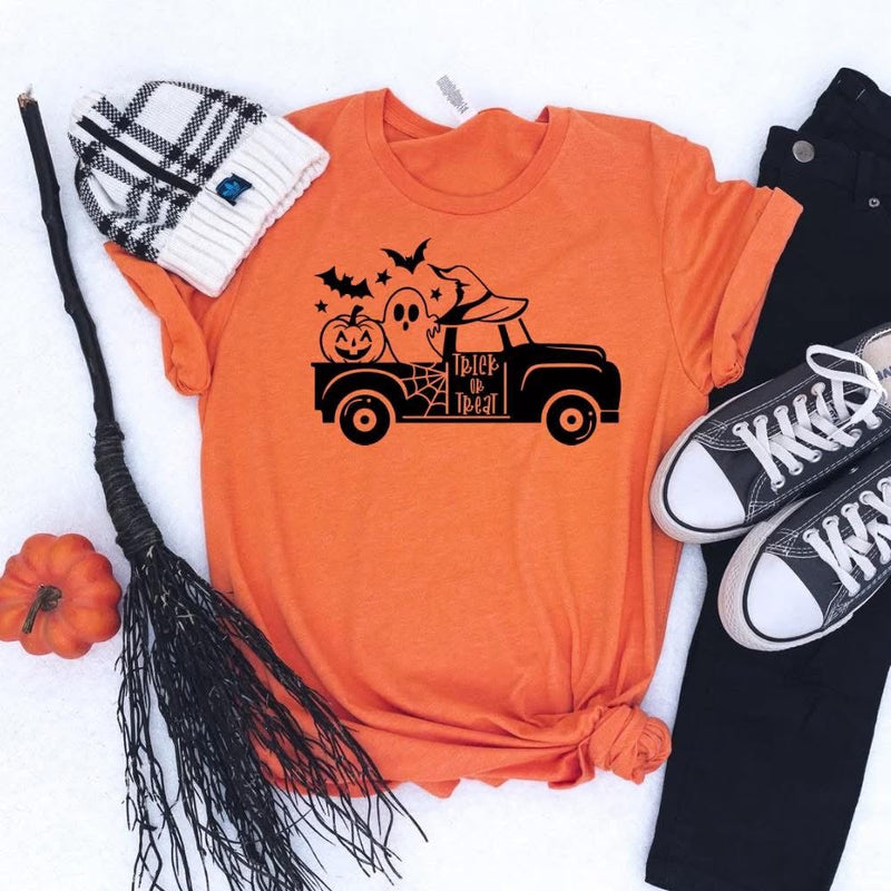 Trick Or Treat Truck Graphic Tee