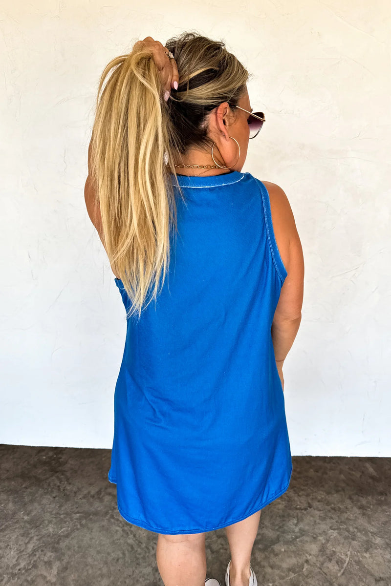 PREORDER- TROPIC LIKE IT’S HOT TERRY DRESS