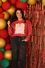 Merry & Bright Bow Tree Sweatshirt / Tee