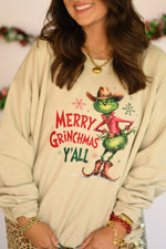 Merry Grinchmas Y'all Sweatshirt