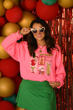 Merry Grinchmas Stamps Sweatshirt