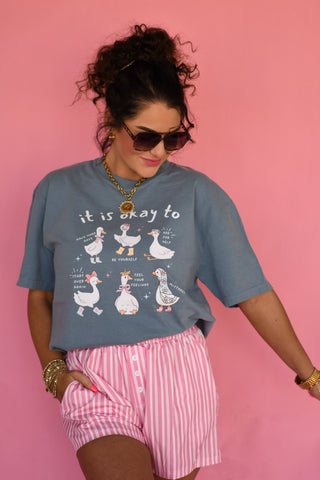It Is Okay To Geese Tee