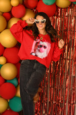 Santa Claus Bubblegum Poster Sweatshirt