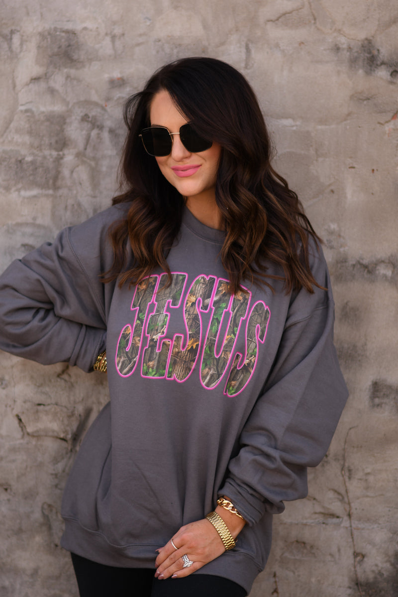 Jesus Camo Tee / Sweatshirt