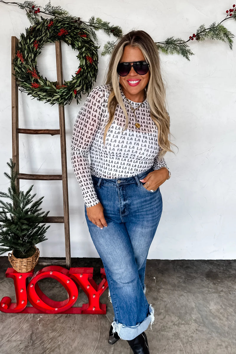 PREORDER- CHRISTMAS DRESS IT UP MESH TOPS