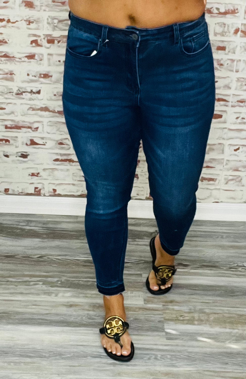 Folsom Leopard Skinny Jeans