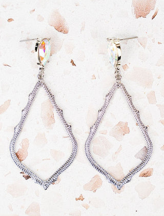 Everleigh Silvertone Earrings