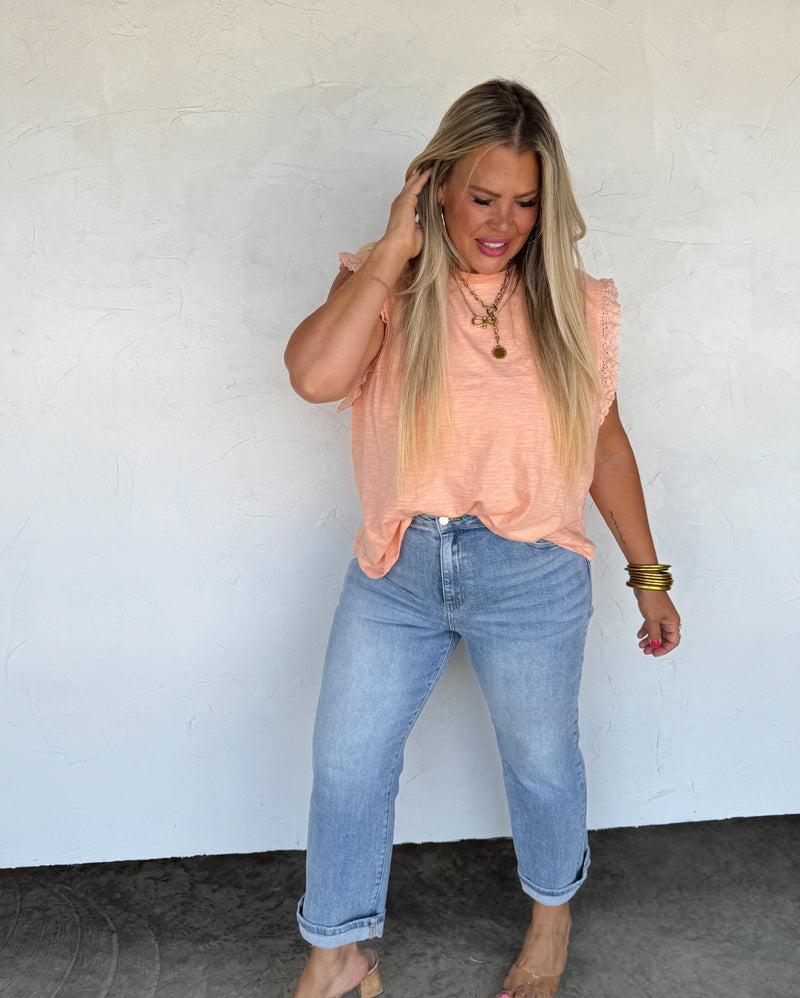 Preorder Alexis Cropped Straight Jeans
