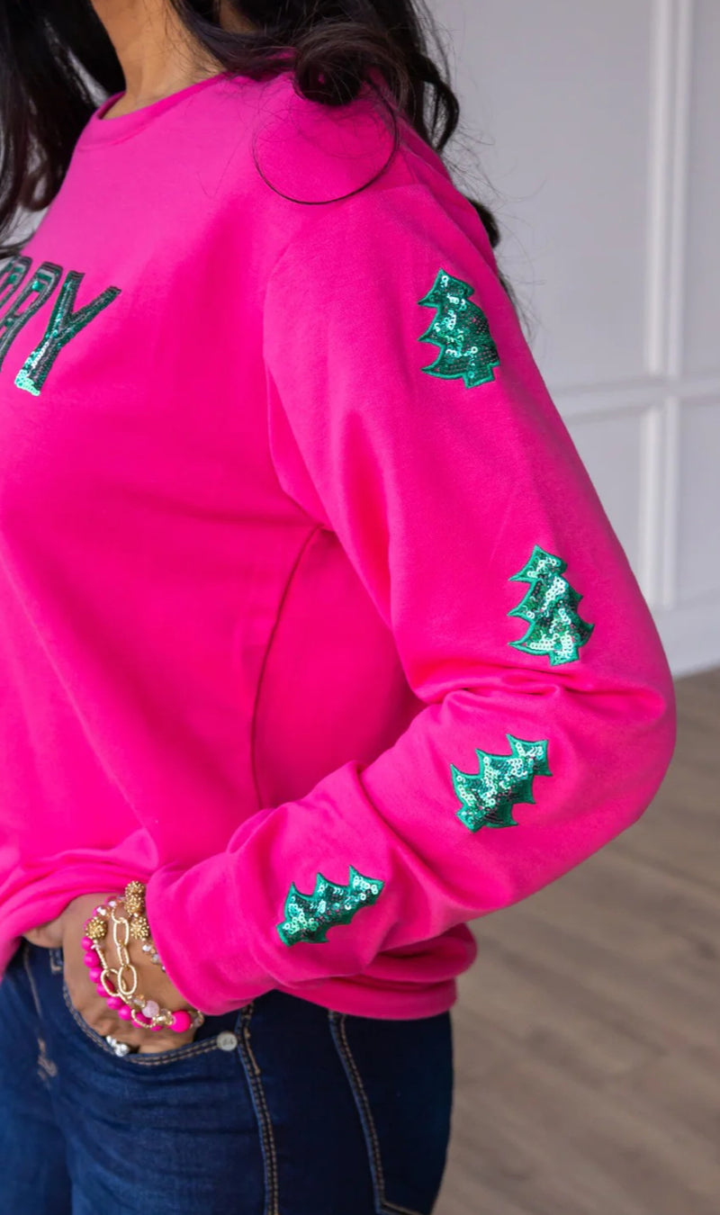 Merry Pink Pullover