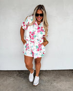 Hot Spot Floral Skort Set