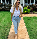 Preorder Alexis Cropped Straight Jeans