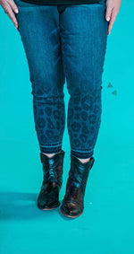 Folsom Leopard Skinny Jeans