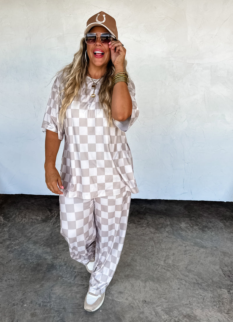 Preorder Check Babe Pants