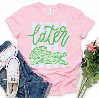 Later Gator Stripe Tee