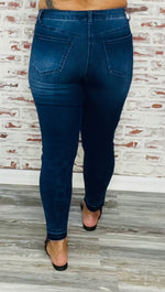 Folsom Leopard Skinny Jeans