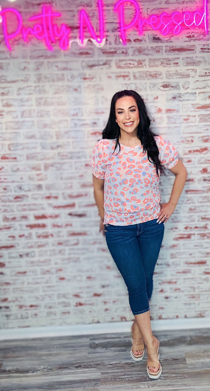 Deanna Mid Rise Capri Jeans