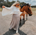 Preorder Free Spirit Bell Sleeve Crop Top