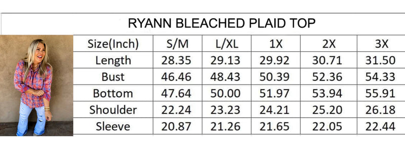 Preorder Ryann Bleach Flannels