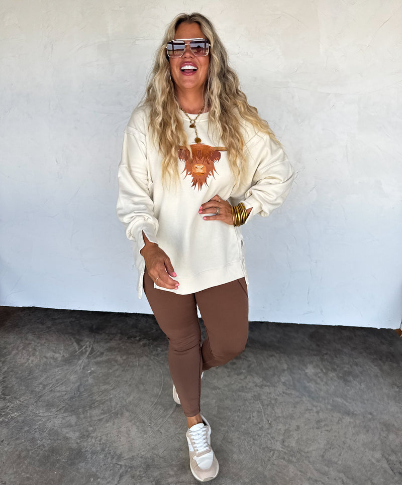 Preorder Highland Cow Pullover