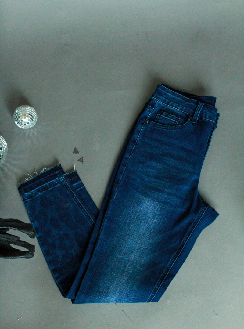 Folsom Leopard Skinny Jeans
