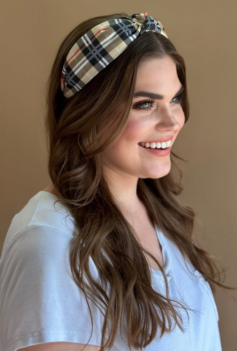Plaid Headband