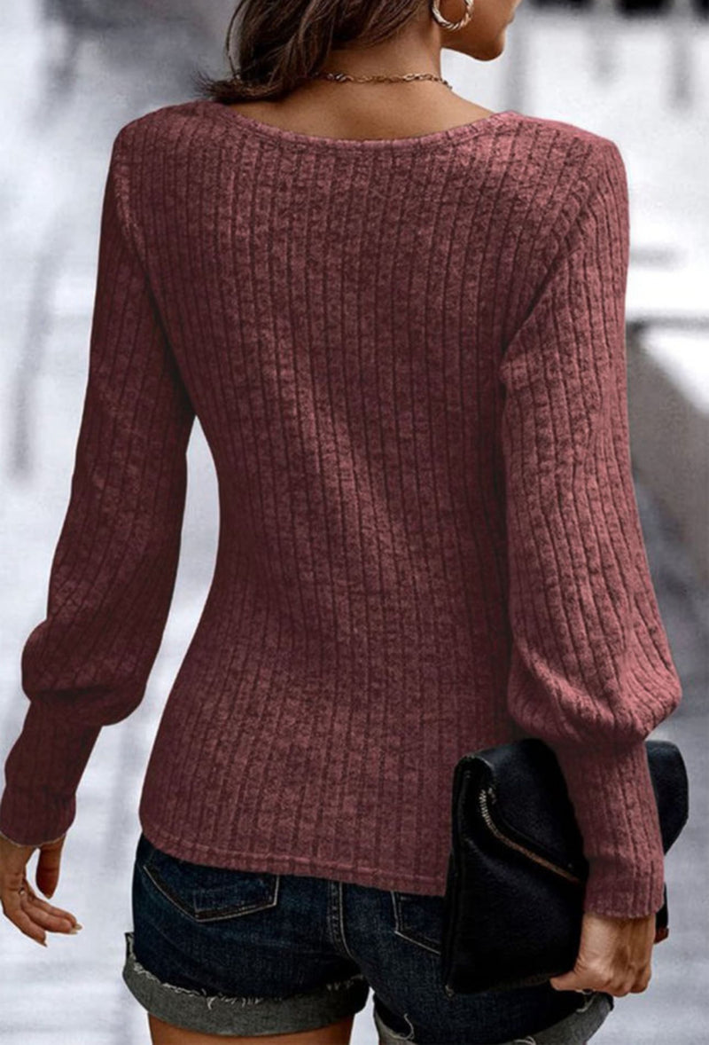 Cirena Soft Burgundy Top