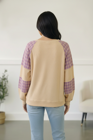 Country Cozy Oatmeal Long Sleeve Thermal