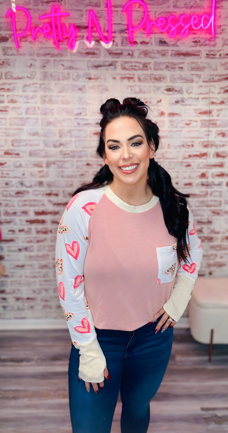 Heart On My Sleeve Top