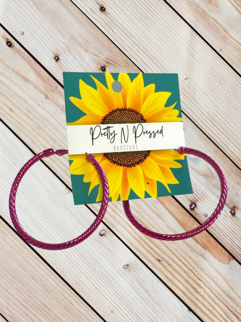 Logan Metallic Hoops