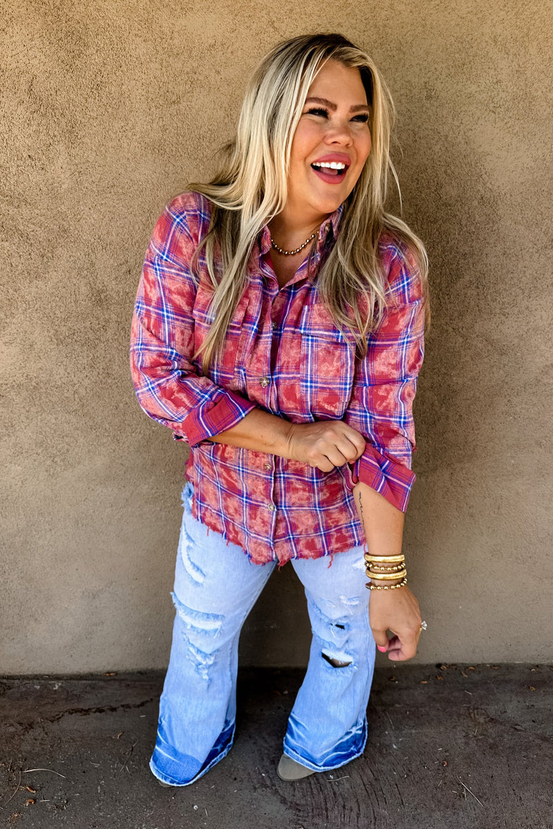 Preorder Ryann Bleach Flannels