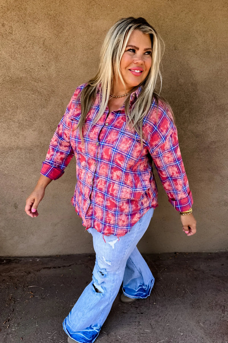 Preorder Ryann Bleach Flannels