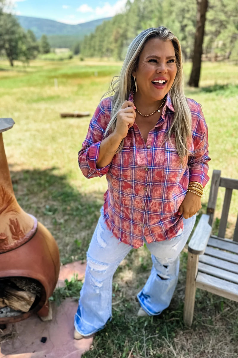 Preorder Ryann Bleach Flannels