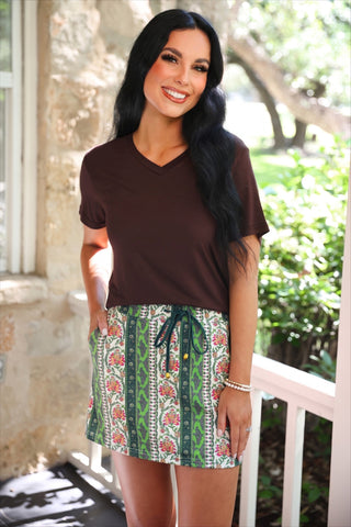 PREORDER- Paisley Manor Skort