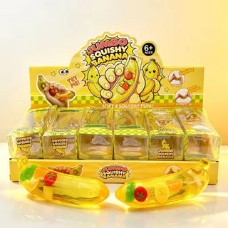 Jumbo Fruit Banana Squishy Toy