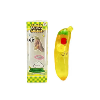 Jumbo Fruit Banana Squishy Toy