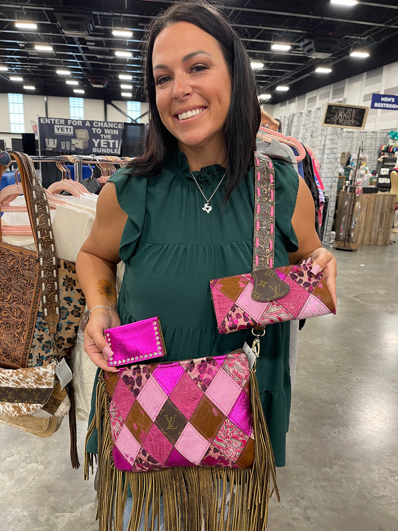Pink Patchwork Wallet