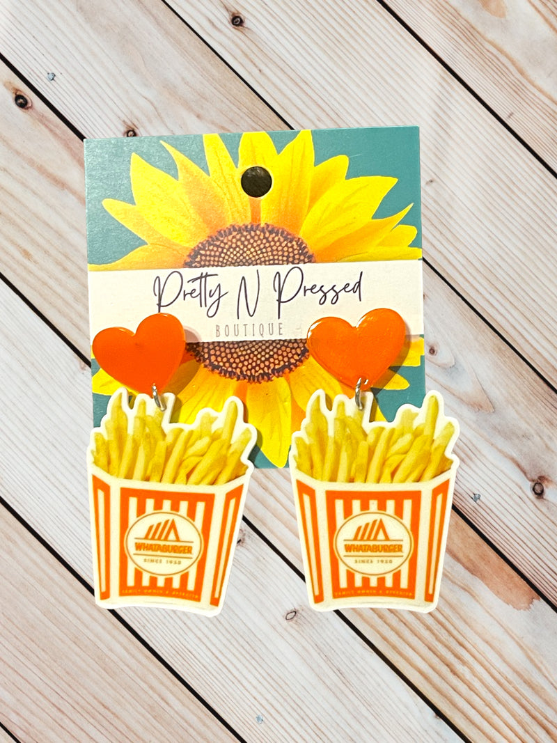 Whataburger Earrings